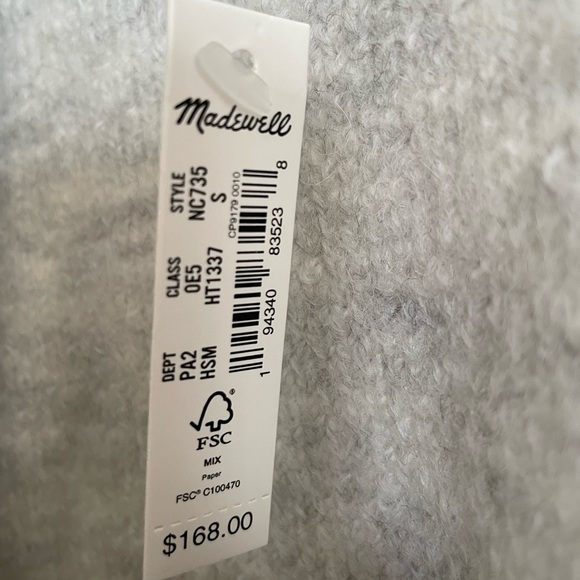 MADEWELL Glenridge Shawl-Collar Sweater Coat - Picture 8 of 9